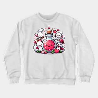 Valentine's Cartoon Delights T-Shirt Crewneck Sweatshirt